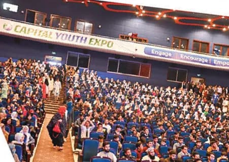 Capital Youth Expo crowd filling the auditorium