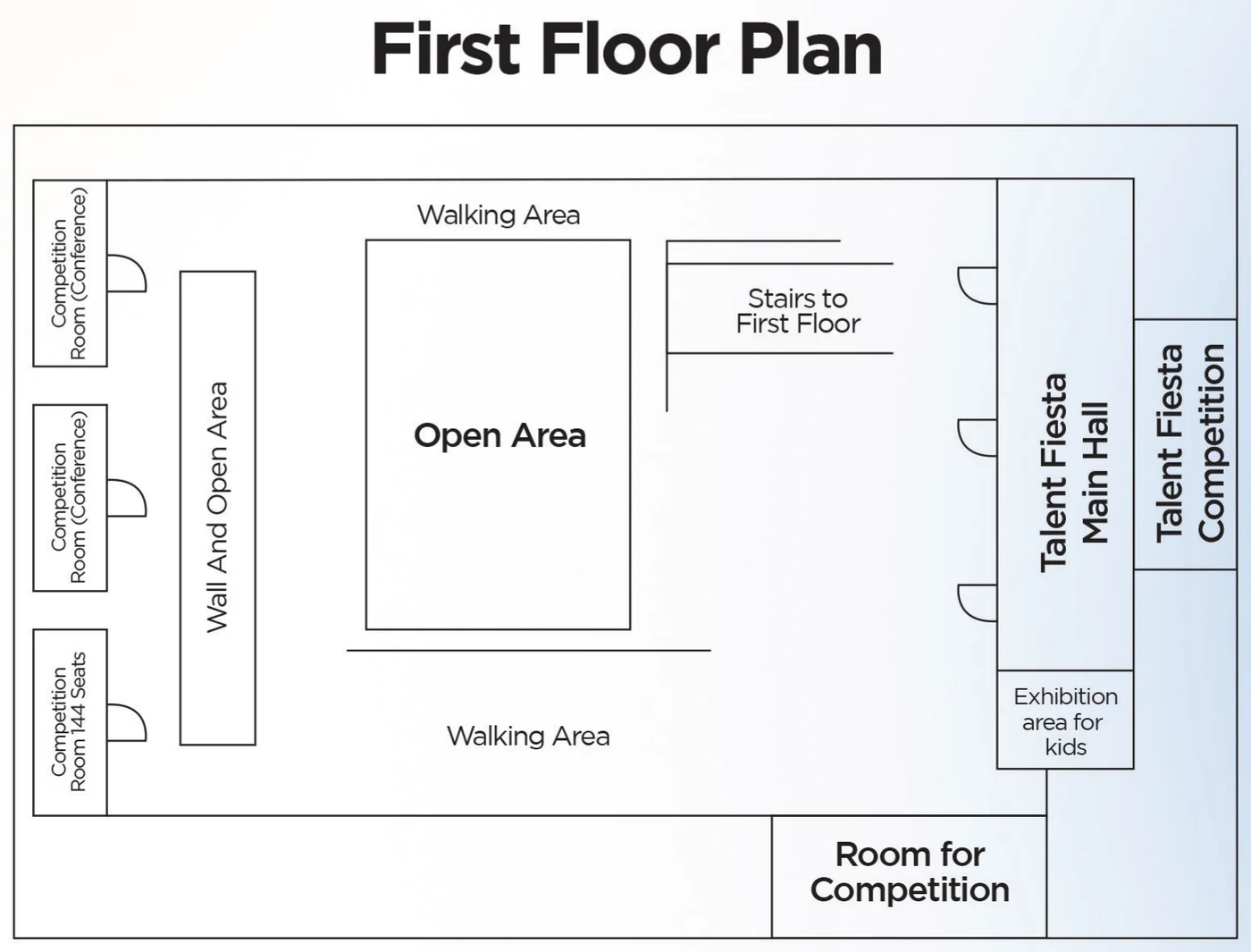 First Floor plan of Pak-China Friendship Center